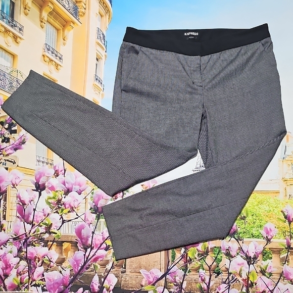 Express‎ Columnist Gray Dress Pants Size 10 - Picture 1 of 5